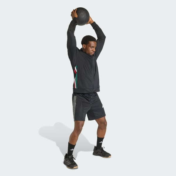 Negro Shorts Workout Essentials All-Set