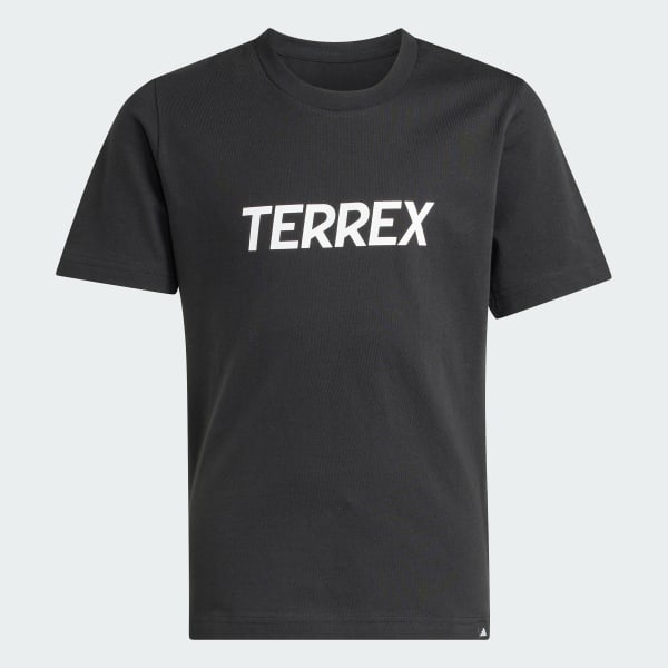 Negro Polera Terrex Multi Logo para Niños