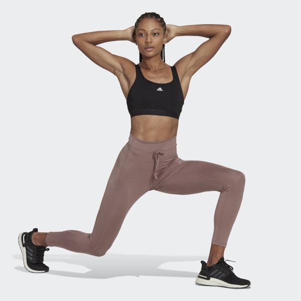 Purple Running Essentials 7/8 Leggings