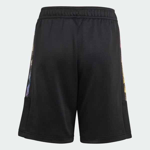 Preto Shorts Infantil Tiro Summer