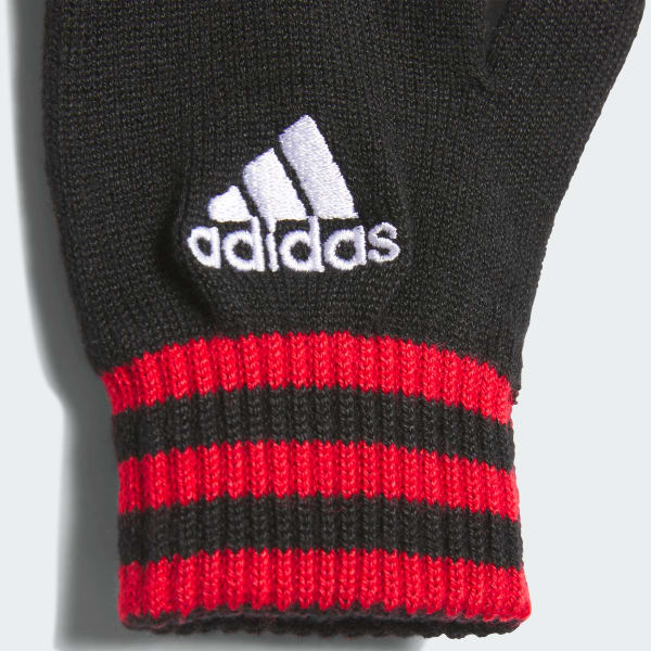 Black Kids Knit Gloves