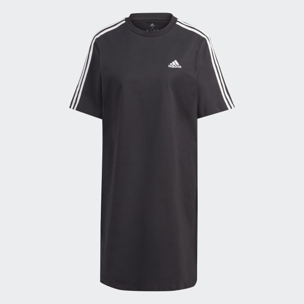 adidas Essentials 3 Stripes Single Jersey Boyfriend Tee Dress