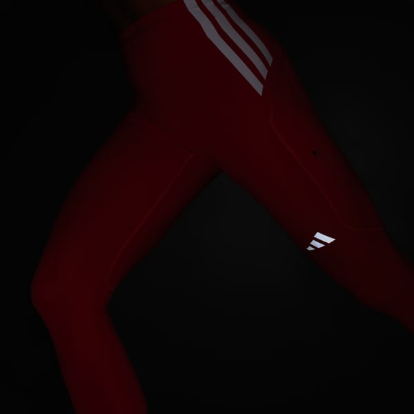 ★かっしー★adidas アディダス フルレングスレギンス レッド XL アディダス アディゼロ フルレングス レギンス - レッド
