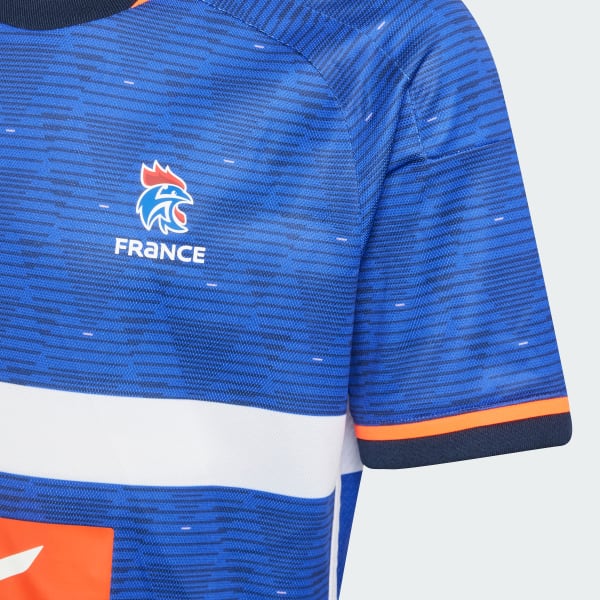 modrá Dres Team France Handball Kids