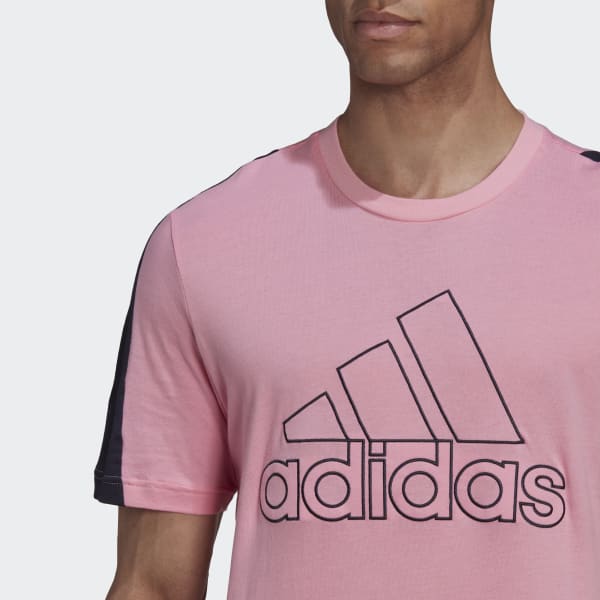 Rosa Camiseta Future Icons Embroidered Badge of Sport DO009