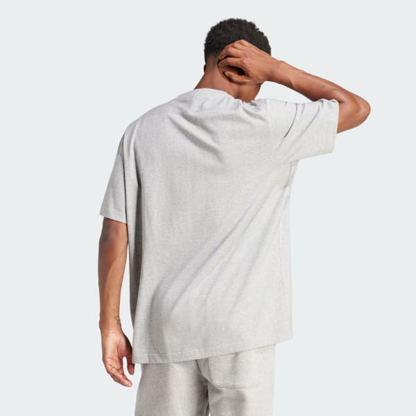 Grey ALL SZN Embroidery Graphic Tee