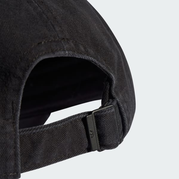 Svart Adicolor Classics Trefoil Stonewashed Baseball Caps