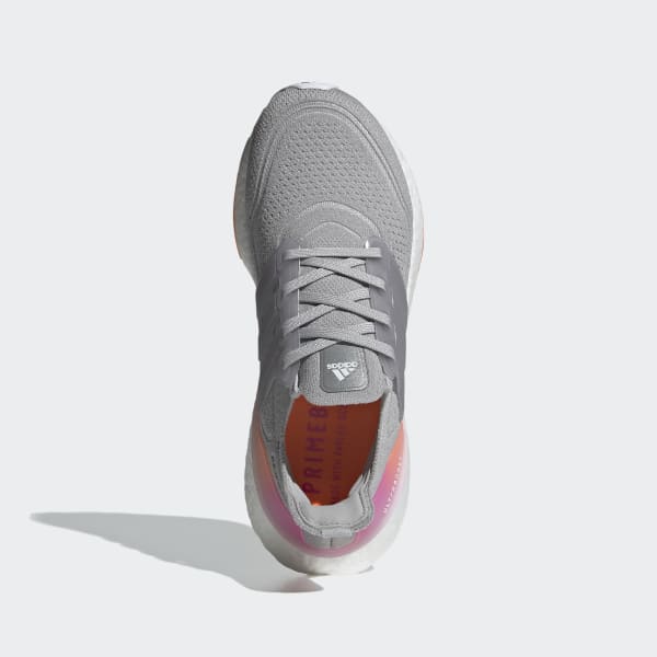 Grey Ultraboost 21 Shoes KYQ94