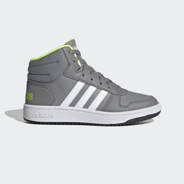 adidas hoops 2.0 mid shoes grey