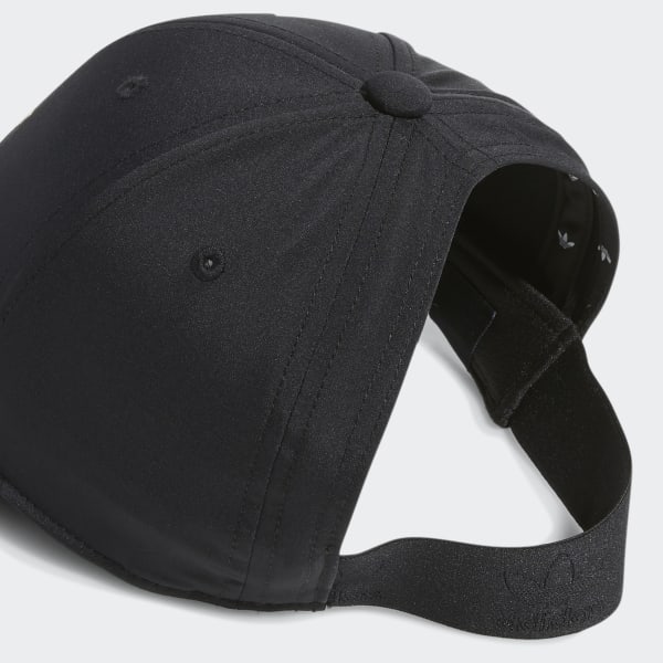 Black Backless Stretch Fit Hat