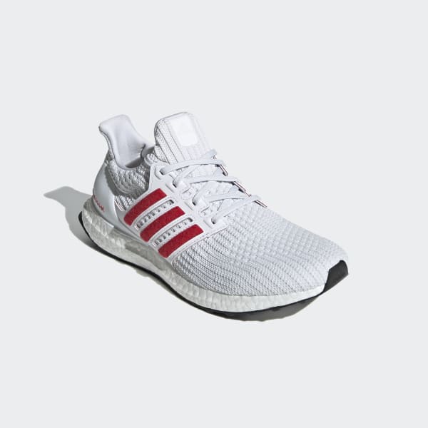 Ultra boost white red stripes 2025