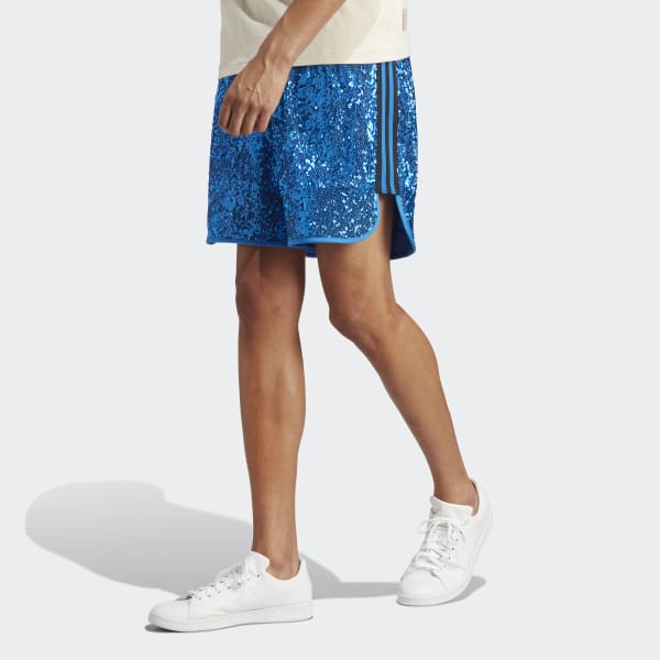 adidas Sequin Shorts - Blue | adidas Thailand
