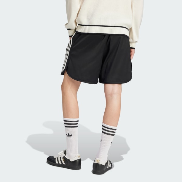Black Premium 3-Stripes Shorts