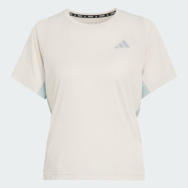 ベージュ adi365 ブリーズ ランニング Tシャツ