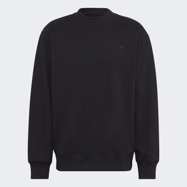 Preto Sweatshirt em Moletão Contempo Adicolor
