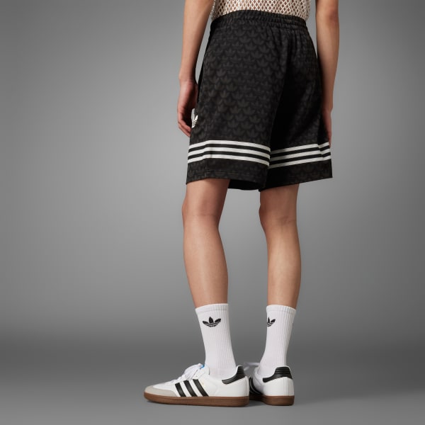 adidas Adicolor 70s Monogram Shorts - Black | Free Shipping