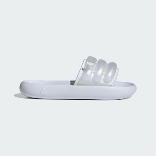 White Adilette ZPLAASH Slides