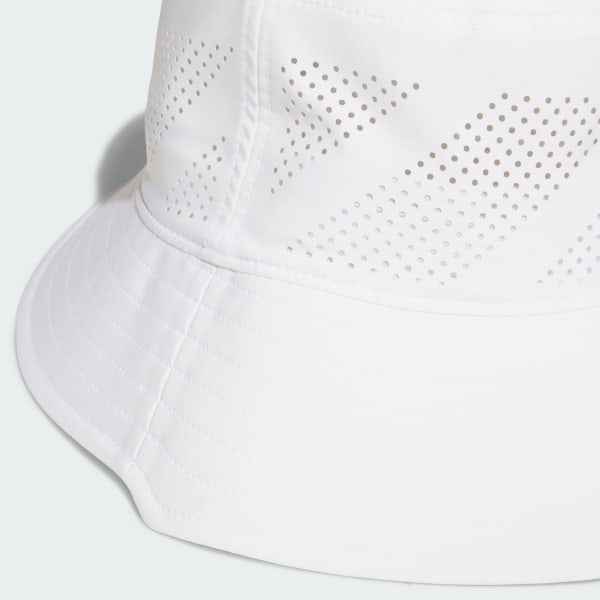 ホワイト メタル ロゴ バケット ハット