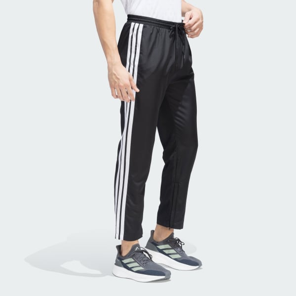 Black 3-Stripes Stanford Open Hem Pants