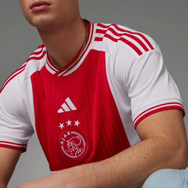 adidas Ajax Amsterdam 21/22 Home Jersey - White | Men's Soccer | adidas US