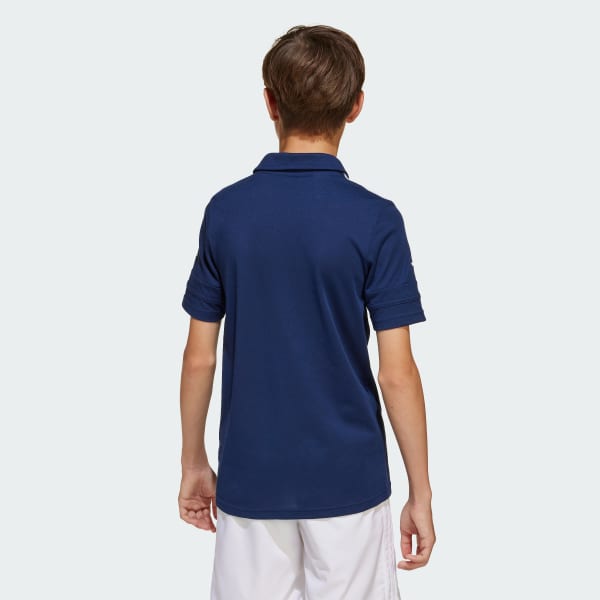 Azul Camiseta Polo Squadra 25 Algodón Niños