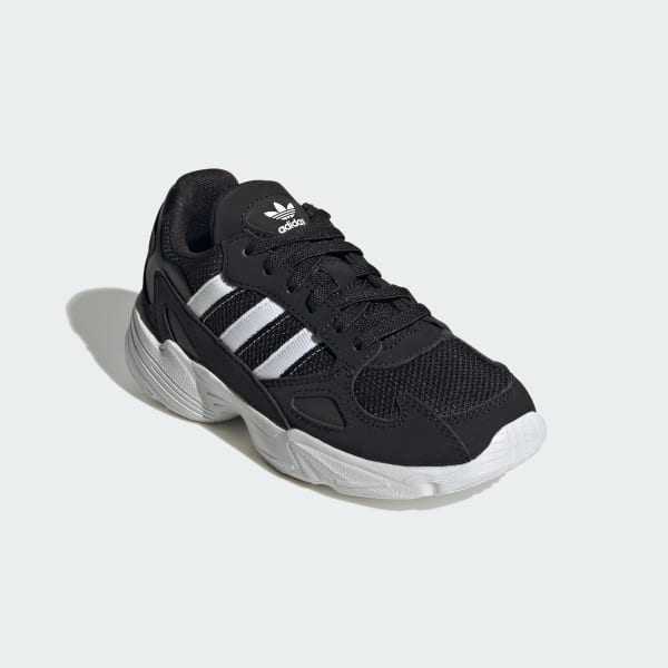 cerná Boty Falcon Elastic Lace Kids