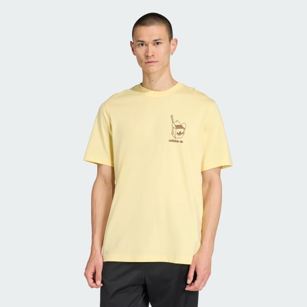 adidas Ramen Box GFX T-Shirt, locker geschnitten - Gelb | adidas