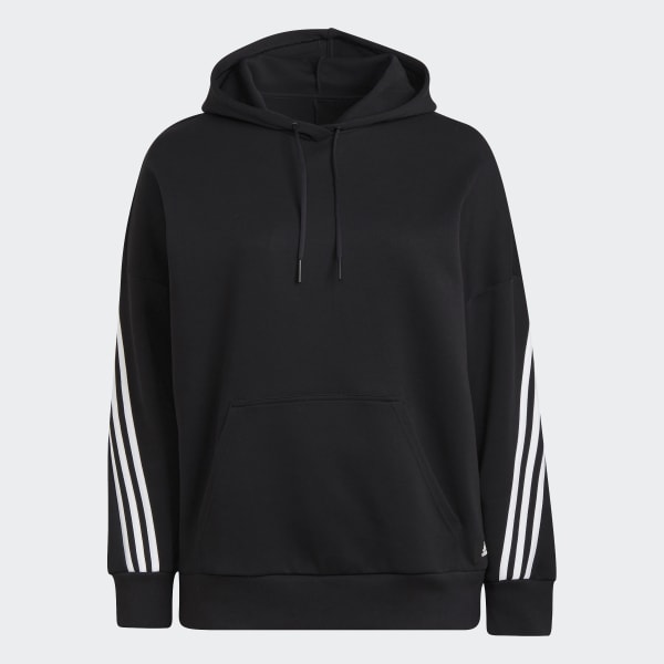 Nero Felpa adidas Sportswear Future Icons 3-Stripes (Curvy) L8827