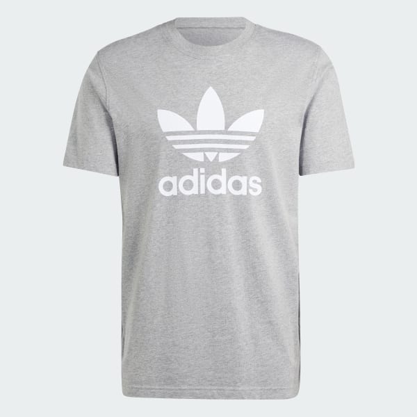 Grey Adicolor Trefoil Tee