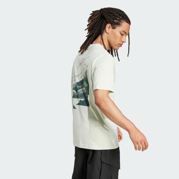 Verde Polera Terrex Estampada