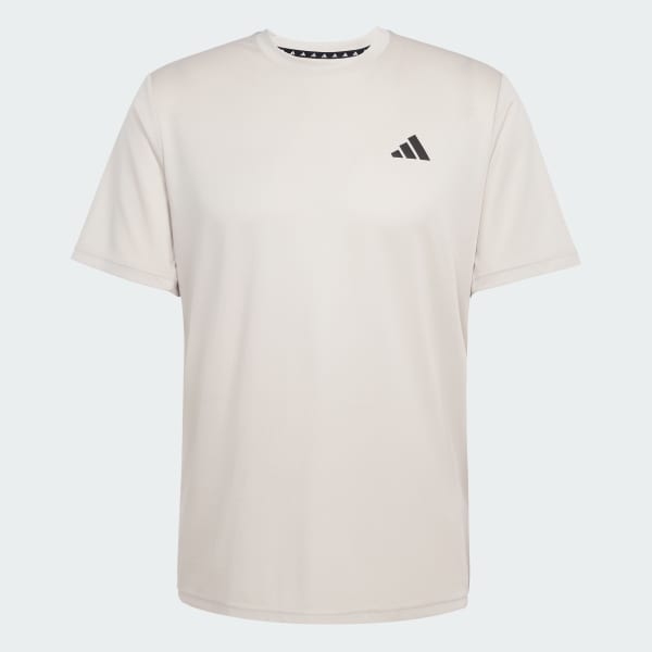 Beige Train Essentials Training Tee