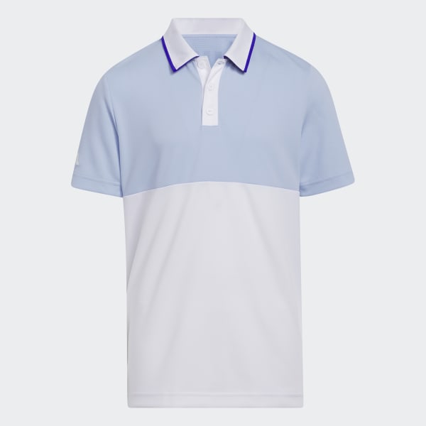 ⛳ Boys' adidas Colorblock HEAT.RDY Polo Shirt - Blue | Kids' Golf