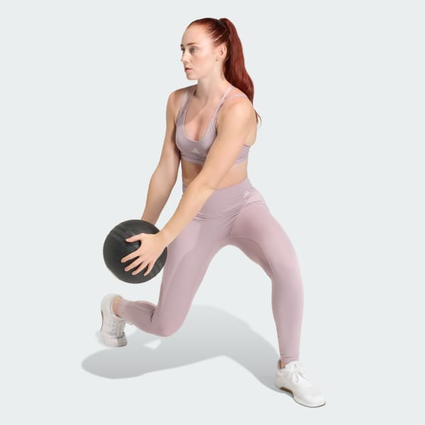 Mau-tim Áo Bra Tập Luyện Dây Đan Chéo Nâng Đỡ Nhẹ Optime