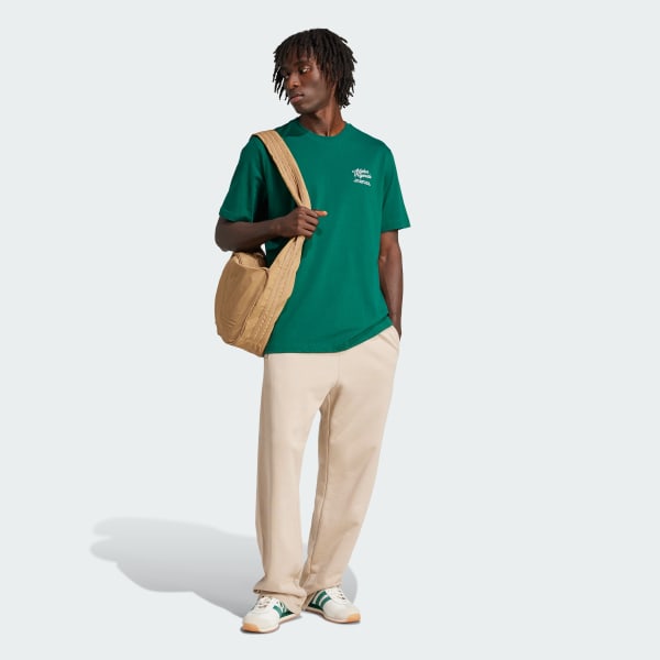 Verde T-shirt Diner Text Graphic Loose
