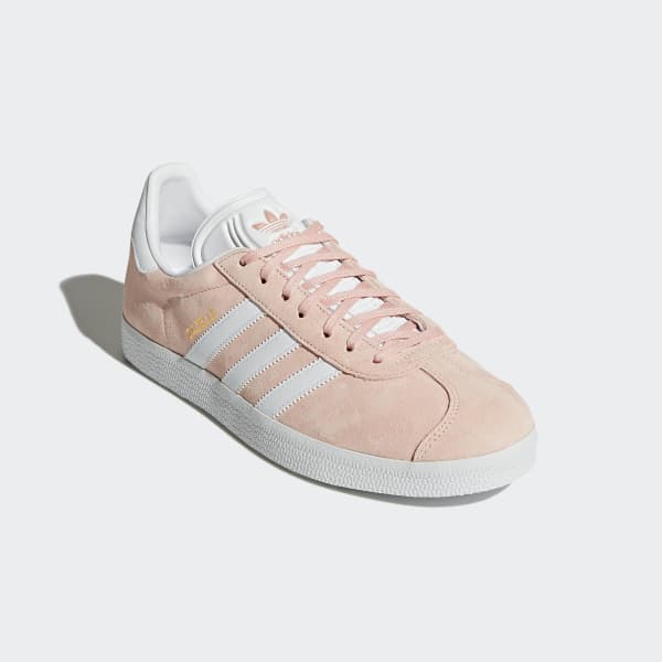 Gazelle Vapor Pink and White Shoes 