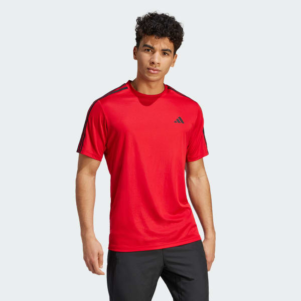 train essentials 3-stripes training t-shirt