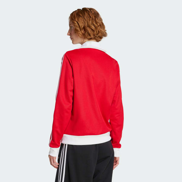adidas Heritage Track Top - Red | Free Shipping with adiClub