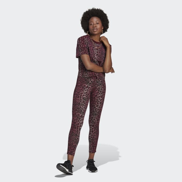 Burgundy 7/8 LEGGINGS LA699