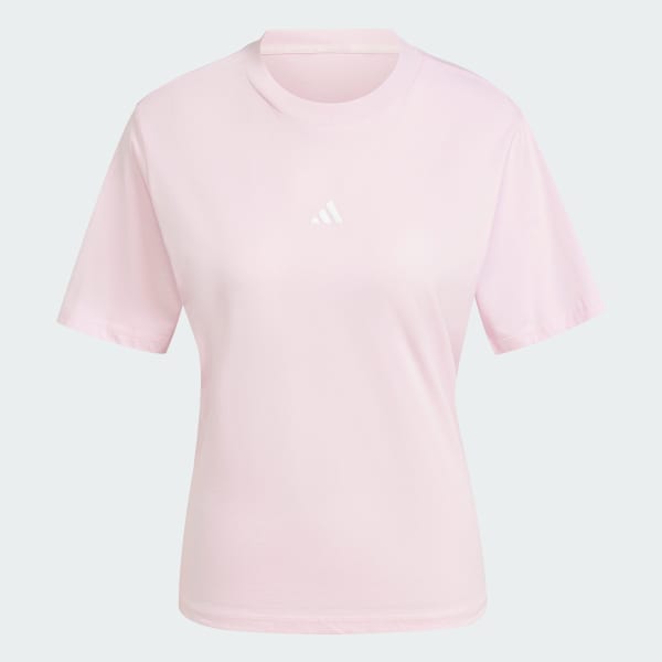 Pink Essentials Small Logo Cotton Tee