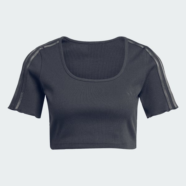 Grey Baby Tee
