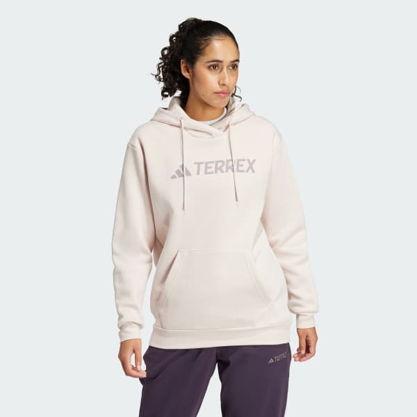 Rosa Sudadera con Gorro Terrex Multi Logo Grande
