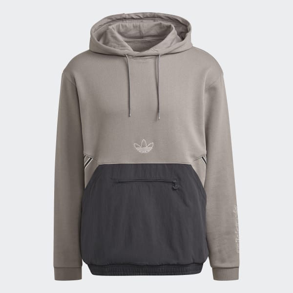 adidas originals mixed hoodie