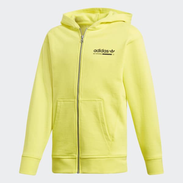adidas kaval hoodie yellow