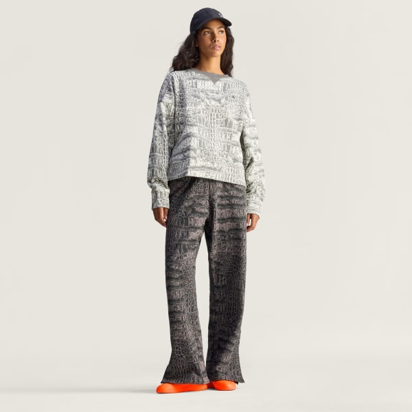 Krem Sweatshirt adidas by Stella McCartney Loose Printed