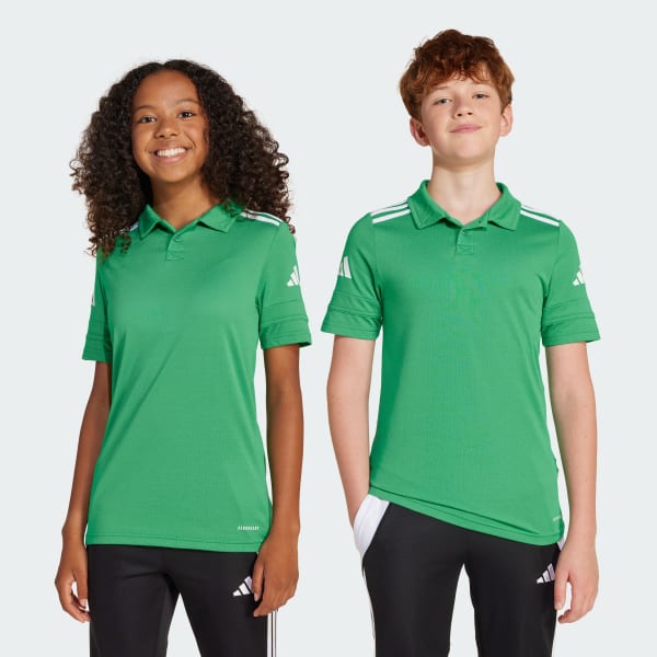 Verde Camiseta Polo Squadra 25 Algodón Niños