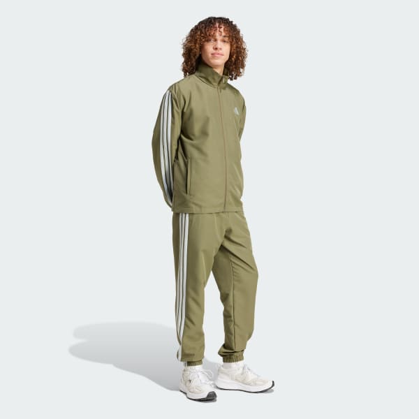 Verde CHÁNDAL DE TEJIDO TÉCNICO 3 STRIPES