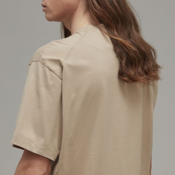 Brown Y-3 Classic Chest Logo Tee HBO64