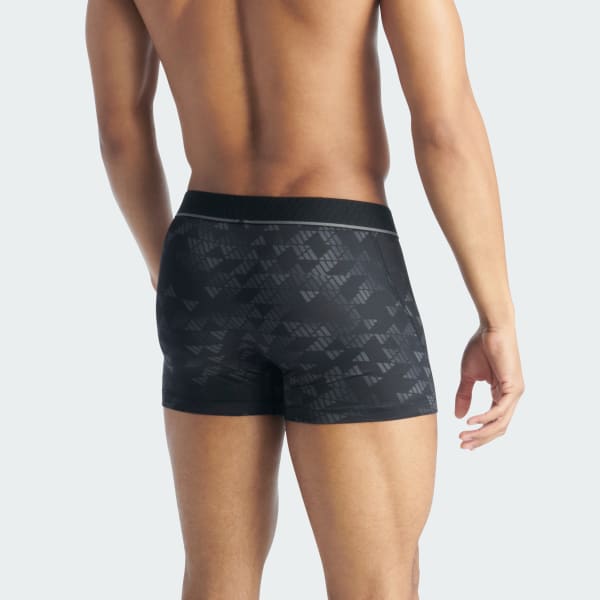 Γκρι Active Micro Flex Eco Trunks 3-Pack Underwear