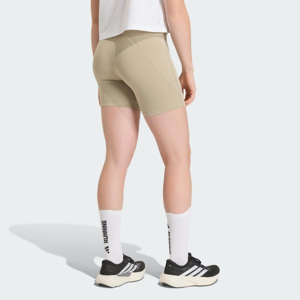 Kahverengi adi365 adidas Runners Kısa Tayt