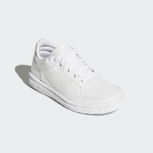 tenis blancos para niños adidas